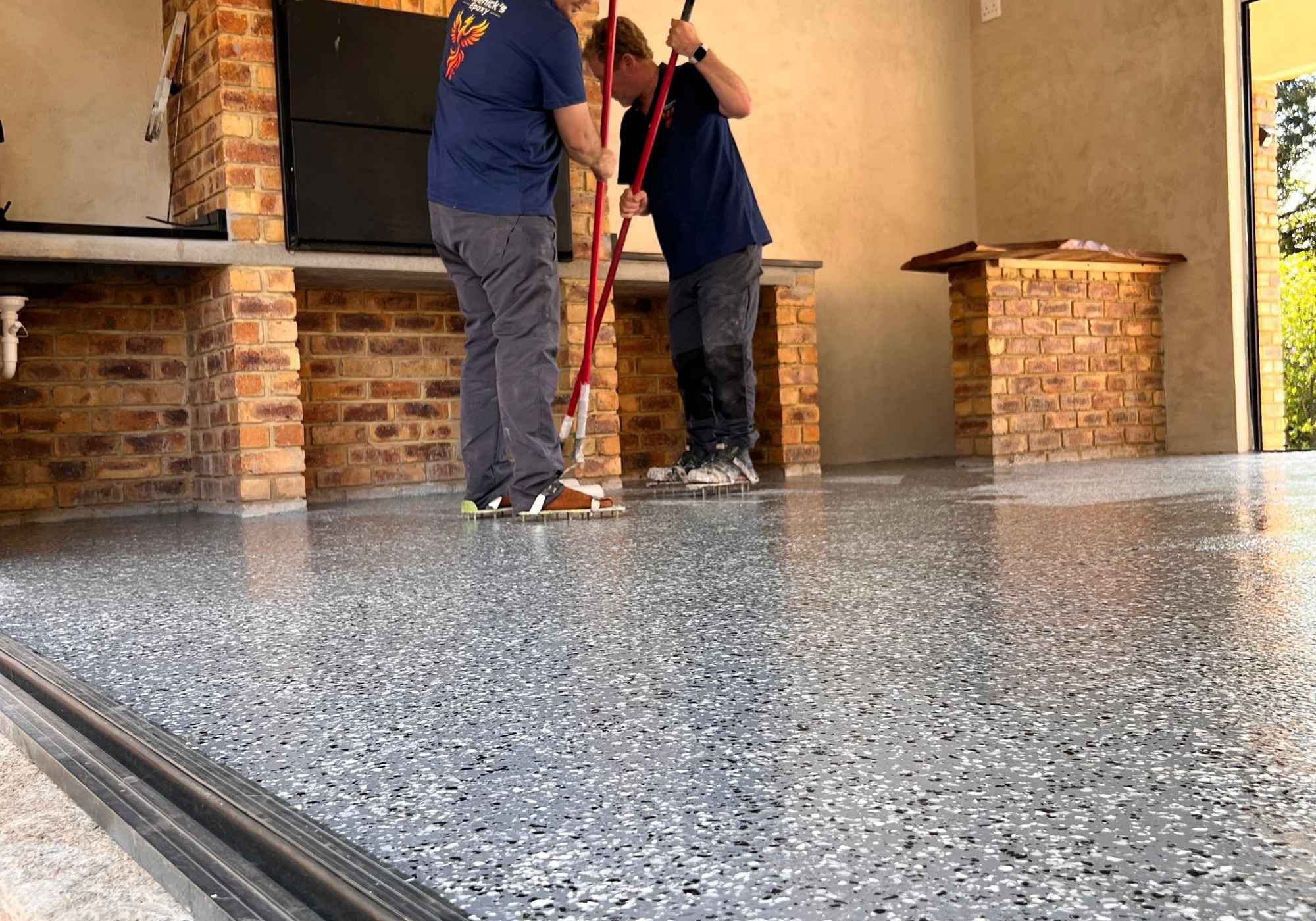 Epoxy flooring project example 8